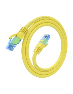 AISENS Cable De Red Latiguillo RJ45 Cat.6 UTP AWG26 CCA, Amarillo, 0.5 m 2