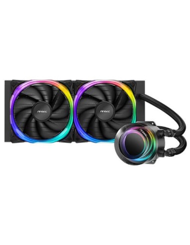 Antec VORTEX 240 ARGB Procesador Sistema de refrigeración líquida todo en uno Negro
