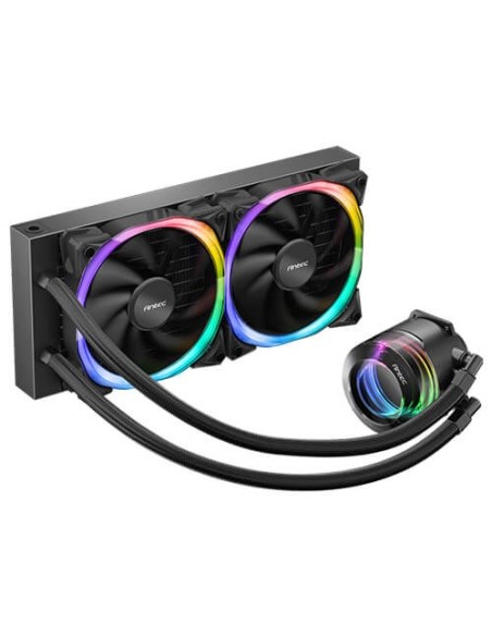 Antec VORTEX 240 ARGB Procesador Sistema de refrigeración líquida todo en uno Negro
