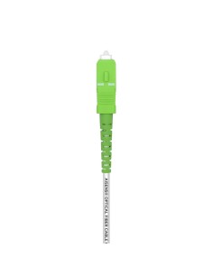 AISENS Cable Fibra Óptica Latiguillo G657A2 3.0 9 125 SMF Simplex CPR DCA LSZH, SC APC-SC APC, Blanco, 50 m 2