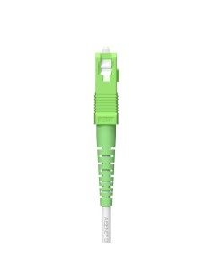 AISENS Cable Fibra Óptica Latiguillo G657A2 3.0 9 125 SMF Simplex CPR DCA LSZH, SC APC-SC APC, Blanco, 80 m 2