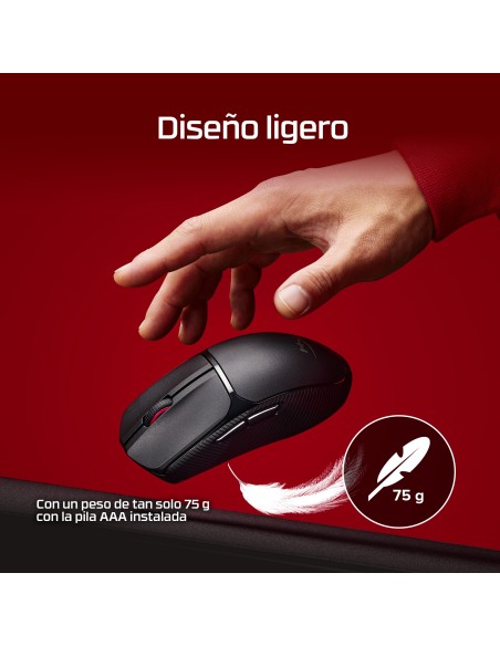 HyperX Ratón inalámbrico gaming Pulsefire Fuse (negro) HyperX Ratón inalámbrico gaming Pulsefire Fuse (negro)