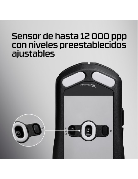 HyperX Ratón inalámbrico gaming Pulsefire Fuse (negro) HyperX Ratón inalámbrico gaming Pulsefire Fuse (negro)