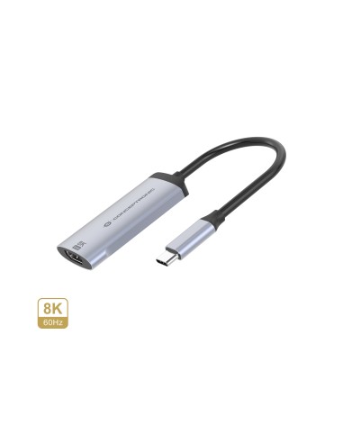 Conceptronic ABBY23G Adaptador gráfico USB 7680 x 4320 Pixeles Plata