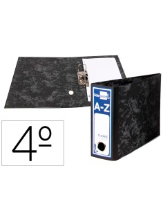 Liderpapel AZ10 carpeta Negro, Gris