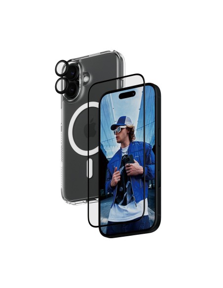 PanzerGlass ® 3-in-1 Protection Bundle iPhone 16 Protector de pantalla Apple 1 pieza(s) PanzerGlass ® 3-in-1 Protection Bundle iPhone 16 Protector de pantalla Apple 1 pieza(s)