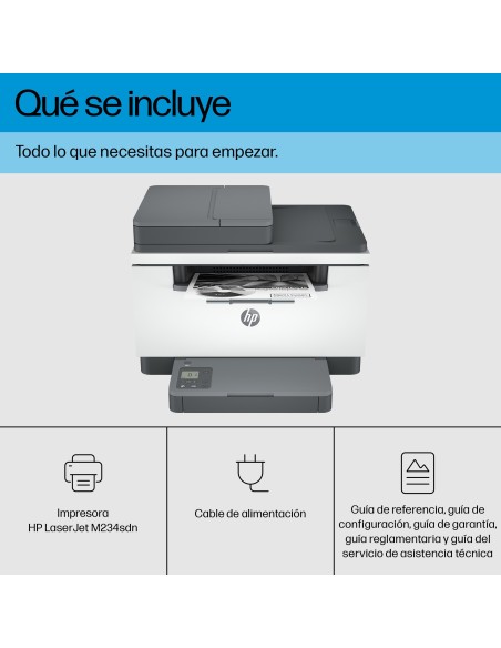 HP LaserJet M234sdn Multifunction Blanco y negro Impresora, Solo Ethernet Fotocopiadora, escáner HP LaserJet M234sdn Multifunction Blanco y negro Impresora, Solo Ethernet Fotocopiadora, escáner