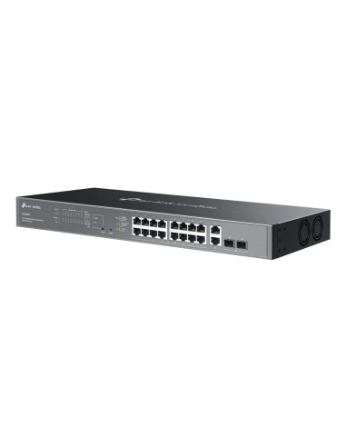 TP-Link Omada ES220GMP switch Gestionado L2 Gigabit Ethernet (10 100 1000) Energía sobre Ethernet (PoE) Negro
