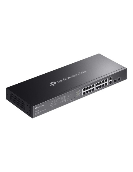 TP-Link Omada ES220GMP switch Gestionado L2 Gigabit Ethernet (10 100 1000) Energía sobre Ethernet (PoE) Negro