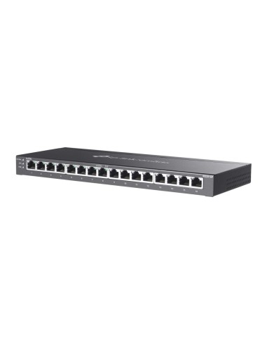 TP-Link Omada SG2016P switch Gestionado L2 L2+ Gigabit Ethernet (10 100 1000) Energía sobre Ethernet (PoE) Negro