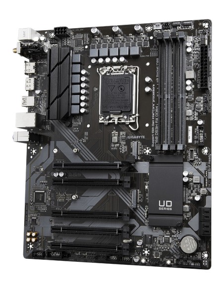 GIGABYTE B760 DS3H AX DDR4 Placa Base - Compatible con procesadores Intel Core de 14ª generación, VRM digital de 8+2+1 fases, GIGABYTE B760 DS3H AX DDR4 Placa Base - Compatible con procesadores Intel Core de 14ª generación, VRM digital de 8+2+1 fases,