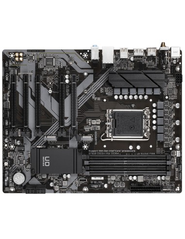 GIGABYTE B760 DS3H AX DDR4 Placa Base - Compatible con procesadores Intel Core de 14ª generación, VRM digital de 8+2+1 fases,