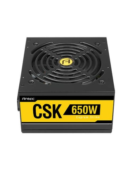 Antec CSK650 unidad de fuente de alimentación 650 W 20+4 pin ATX ATX Negro Antec CSK650 unidad de fuente de alimentación 650 W 20+4 pin ATX ATX Negro