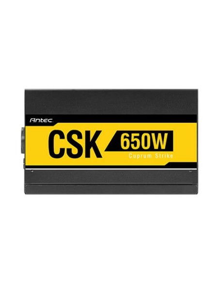 Antec CSK650 unidad de fuente de alimentación 650 W 20+4 pin ATX ATX Negro Antec CSK650 unidad de fuente de alimentación 650 W 20+4 pin ATX ATX Negro