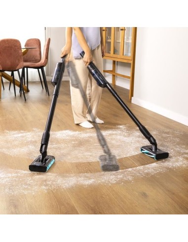 Cecotec 08399 aspiradora de pie y escoba eléctrica Aspiradora escoba 2 en 1 Batería Secar Sin bolsa 210 W Negro 2,5 Ah