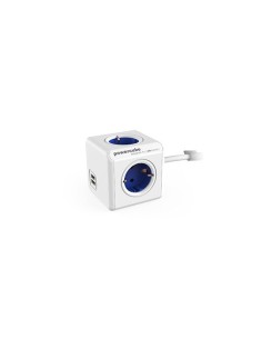 Power Cube 1402BL DEEUPC base múltiple 1,5 m 4 salidas AC Interior Azul