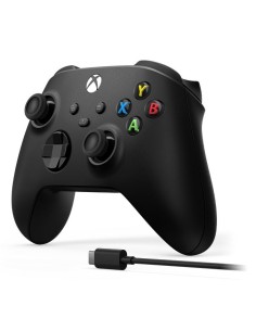 Microsoft Xbox Wireless Controller + USB-C Cable Negro Gamepad Analógico Digital PC, Xbox One, Xbox One S, Xbox One X, Xbox 2