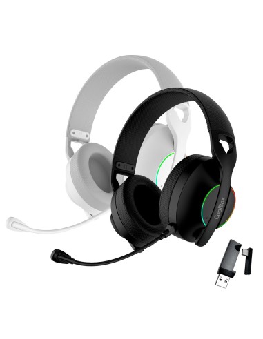 CoolBox GAMING AURICULARES CON MICRO WB01 RF+BT+3.5 NEGRO PC CONSOLAS