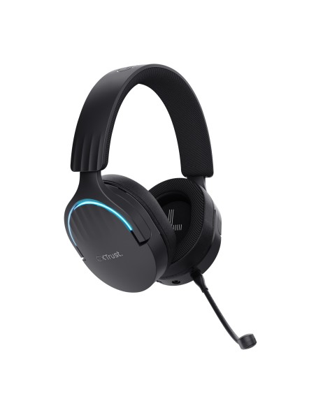 Trust GXT 491 Fayzo Auriculares Inalámbrico y alámbrico Diadema Juego USB Tipo C Bluetooth Negro