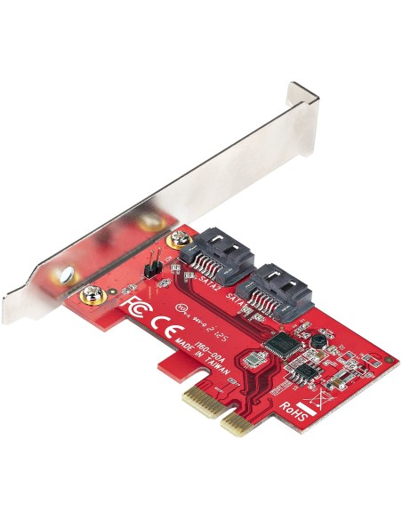 StarTech.com Tarjeta PCIe SATA - Tarjeta PCI Express Controladora de 2 Puertos SATA de 6Gbps - de Perfil Completo o Bajo - StarTech.com Tarjeta PCIe SATA - Tarjeta PCI Express Controladora de 2 Puertos SATA de 6Gbps - de Perfil Completo o Bajo -