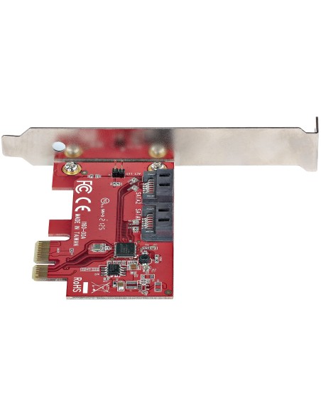 StarTech.com Tarjeta PCIe SATA - Tarjeta PCI Express Controladora de 2 Puertos SATA de 6Gbps - de Perfil Completo o Bajo - StarTech.com Tarjeta PCIe SATA - Tarjeta PCI Express Controladora de 2 Puertos SATA de 6Gbps - de Perfil Completo o Bajo -
