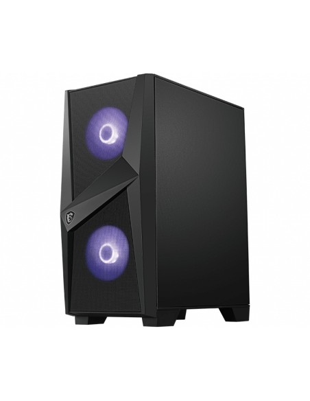 MSI MAG Forge 100M Midi Tower Negro, Transparente MSI MAG Forge 100M Midi Tower Negro, Transparente