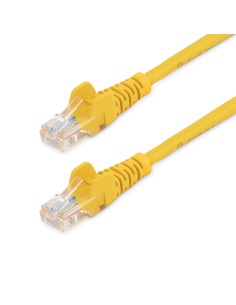 StarTech.com Cable de Red de 10m Amarillo Cat5e Ethernet RJ45 sin Enganches