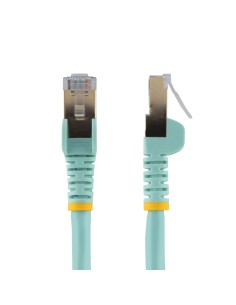 StarTech.com Cable de 5m de Red Ethernet CAT6a Aqua RJ45 STP 2