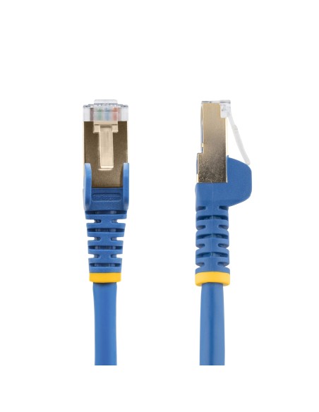 StarTech.com Cable 5m Ethernet CAT6a - Cable de Red de 10 Gigabits Blindado Snagless RJ45 PoE de 100W - Latiguillo STP de 10GbE