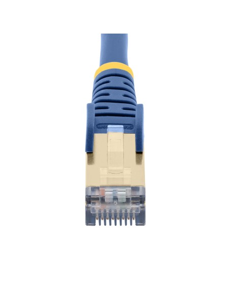 StarTech.com Cable 5m Ethernet CAT6a - Cable de Red de 10 Gigabits Blindado Snagless RJ45 PoE de 100W - Latiguillo STP de 10GbE