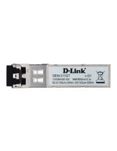 D-Link DEM-311GT red modulo transceptor Fibra óptica 1000 Mbit s SFP 850 nm 2