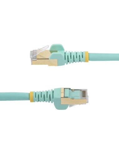 StarTech.com Cable de 7m de Red Ethernet CAT6a Aqua RJ45 STP