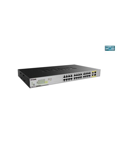 D-Link DGS-1026MP switch No administrado Gigabit Ethernet (10 100 1000) Energía sobre Ethernet (PoE) Negro, Gris D-Link DGS-1026MP switch No administrado Gigabit Ethernet (10 100 1000) Energía sobre Ethernet (PoE) Negro, Gris