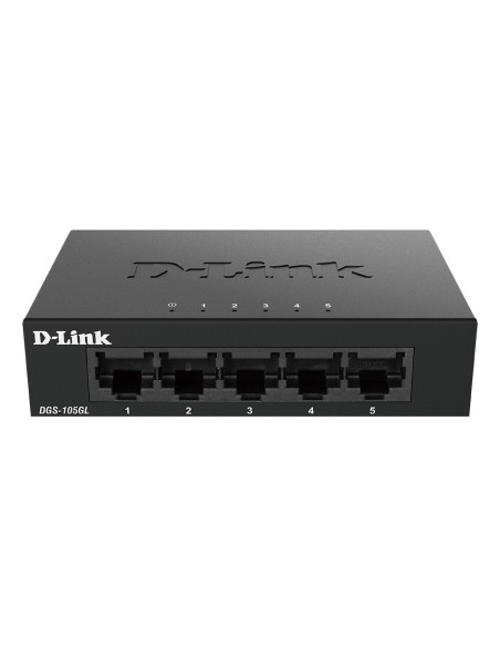 D-Link DGS-105GL E switch No administrado Gigabit Ethernet (10 100 1000) Negro D-Link DGS-105GL E switch No administrado Gigabit Ethernet (10 100 1000) Negro