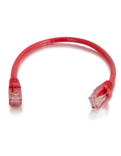 C2G Cable de conexión de red de 1 m Cat5e sin blindaje y con funda (UTP), color rojo 2