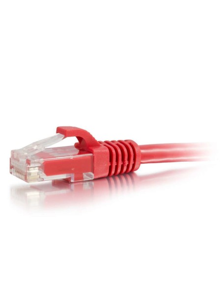 C2G Cable de conexión de red de 1 m Cat5e sin blindaje y con funda (UTP), color rojo