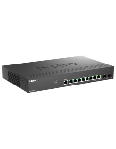 D-Link DMS-1250-10S E switch Gestionado 2.5G Ethernet (100 1000 2500) Negro 2