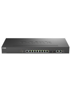 D-Link DMS-1250-12TP E switch Gestionado 2.5G Ethernet (100 1000 2500) Energía sobre Ethernet (PoE) Negro