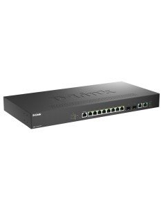 D-Link DMS-1250-12TP E switch Gestionado 2.5G Ethernet (100 1000 2500) Energía sobre Ethernet (PoE) Negro 2
