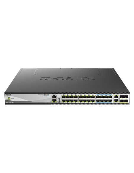 D-Link DMS-3130-30PS switch Gestionado L3 2.5G Ethernet (100 1000 2500) Energía sobre Ethernet (PoE) 1U Negro D-Link DMS-3130-30PS switch Gestionado L3 2.5G Ethernet (100 1000 2500) Energía sobre Ethernet (PoE) 1U Negro