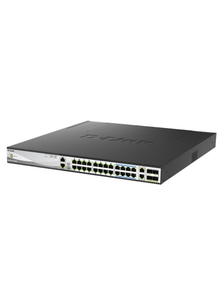 D-Link DMS-3130-30PS switch Gestionado L3 2.5G Ethernet (100 1000 2500) Energía sobre Ethernet (PoE) 1U Negro D-Link DMS-3130-30PS switch Gestionado L3 2.5G Ethernet (100 1000 2500) Energía sobre Ethernet (PoE) 1U Negro