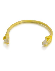 C2G Cable de conexión de red de 2 m Cat6 sin blindaje y con funda (UTP), color amarillo 2