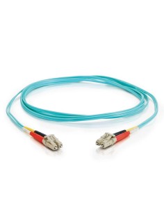 C2G 85554 Cable de fibra óptica e InfiniBand 10 m LC OFNR Turquesa 2