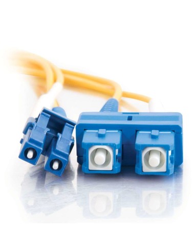 C2G 85587 Cable de fibra óptica e InfiniBand 2 m LC SC OFNR Amarillo