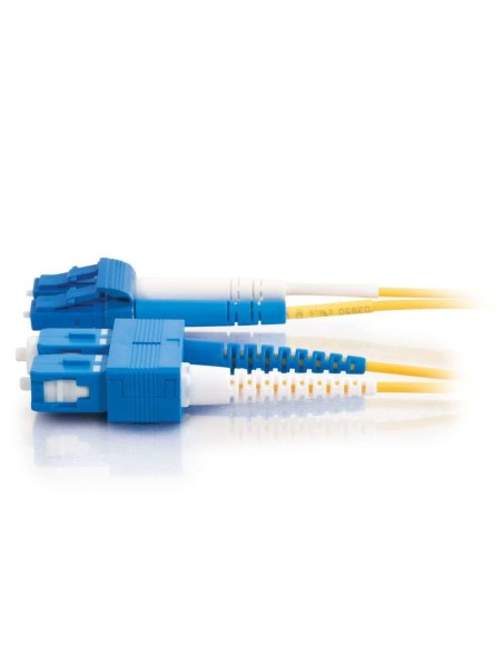 C2G 85587 Cable de fibra óptica e InfiniBand 2 m LC SC OFNR Amarillo