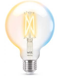 WiZ Bombilla con filamento transparente 60 W G95 E27