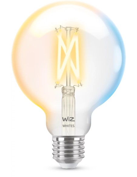 WiZ Bombilla con filamento transparente 60 W G95 E27