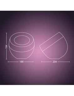 Philips Hue White and Color ambiance Lámpara de mesa Iris 2