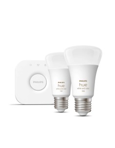 Philips Hue White and Color ambiance Kit de inicio  2 bombillas inteligentes E27 (1100) 2