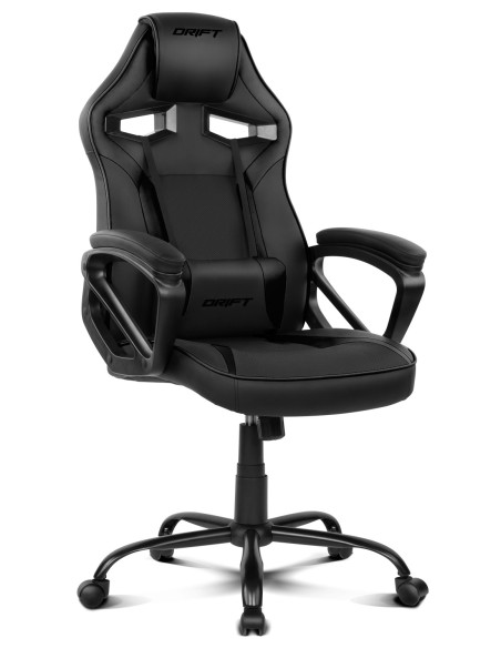 DRIFT DR50 Silla para videojuegos de PC Asiento acolchado tapizado Negro DRIFT DR50 Silla para videojuegos de PC Asiento acolchado tapizado Negro
